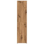 vidaXL Bibliothèque chêne artisanal 66x30x130 cm bois d'ingénierie
