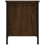 vidaXL Meuble TV avec portes chêne marron 60x35x45cm bois d'ingénierie