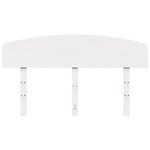 vidaXL Tête de lit blanc 160 cm bois massif de pin