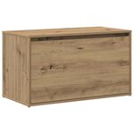vidaXL Banc d'entrée 80x40x45 cm chêne artisanal bois d'ingénierie