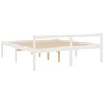vidaXL Lit pour personne âgée sans matelas 200x200 cm bois pin massif