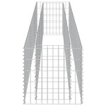 vidaXL Lit surélevé à gabion Acier galvanisé 270x50x50 cm