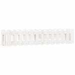 vidaXL Lit surélevé de jardin design de clôture 150x30x30cm pin massif