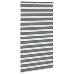 vidaXL Store zèbre gris foncé largeur du tissu 120 9 cm polyester
