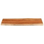 vidaXL Dessus de table 140x60x3 8cm rectangulaire bois massif d'acacia