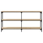 vidaXL Table console chêne sonoma 150x29x75 cm bois d'ingénierie