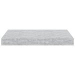 vidaXL Étagère murale flottante gris béton 40x23x3 8 cm MDF