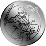 Monnaie NINJA 1/500 Oz Platine 25$ Liberia 2026 (PRÉCOMMANDE)