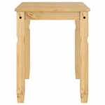 vidaXL Table à manger Corona 112x60x75 cm bois massif de pin