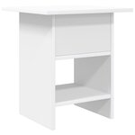 vidaXL Table de chevet 2 Pièces Blanc 41 x 40 x 45 cm Bois d'ingénierie