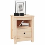 vidaXL Tables de chevet 2 Pièces 40x35x49 cm Bois de pin massif