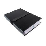 Chem dos ext. Velcro-sans rabat noir EXACOMPTA