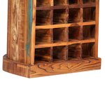 vidaXL Casier à bouteilles 50 x 40 x 180 cm Bois de manguier massif
