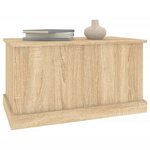 vidaXL Coffre de rangement Chêne Sonoma 70 x 40 x 38 cm Bois d'ingénierie