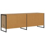 vidaXL Meuble TV Chêne artisan 140 x 36 x 49.5 cm Bois d'ingénierie