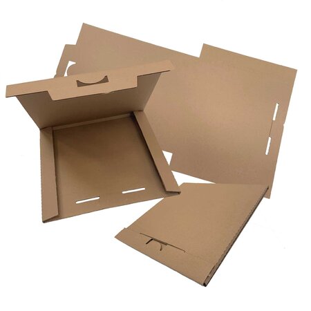 Lot de 10 Boîtes postales extra-plates en carton 1cm 320x320x10mm