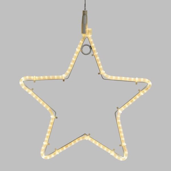 Étoile LED LOTTI Ø30cm - Strip 96 - 1 m - Blanc chaud