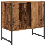 vidaXL Armoire lavabo de salle de bain vieux bois 60x33x60 cm