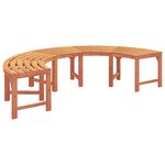 vidaXL Banc d'Arbre 2 Pièces Naturel 160 x 80 x 45 cm