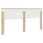 vidaXL Tête de lit Chêne Sonoma 180 cm Bois d'ingénierie