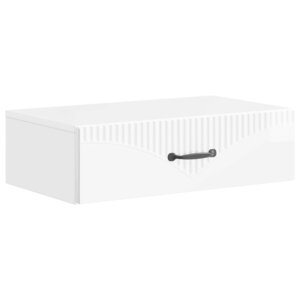 vidaXL Table d'appoint murale 59 x 34 5 x 17 cm Bois d'ingénierie