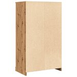 vidaXL Buffet haut chêne artisanal 60x35 5x103 5 cm bois d'ingénierie