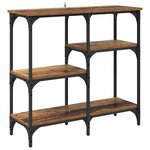 vidaXL Table console Bois Ancien 80 x 29 x 75 cm Bois d'ingénierie