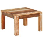 vidaXL Table basse 55x55x35 cm Bois de récupération massif