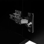 vidaXL Mobilier de salle de bain avec lavabo 9 Pièces Noir