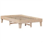 vidaXL Lit bibliothèque sans matelas 120x190 cm bois de pin massif