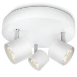 Philips plafonnier led myliving star 3 x 4 5 w blanc 562433116