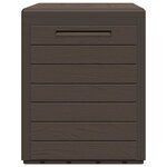 vidaXL Boîte de rangement de jardin Marron 78x44x55 cm
