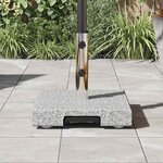 vidaXL Pied de parasol Gris 41 x 41 x 37 cm Granite