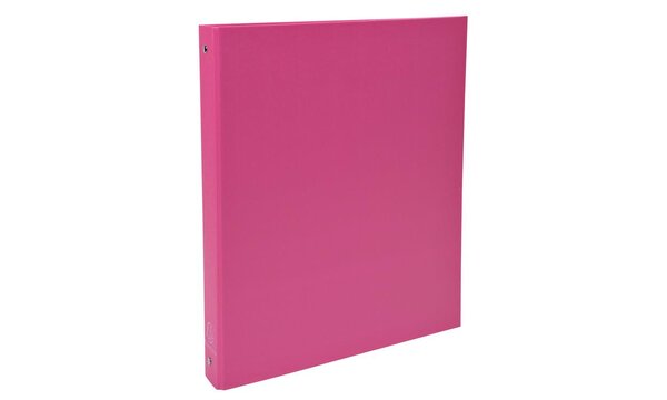 Classeur rembordé polypropylène 4 anneaux 30mm A4 Dos de 40 mm Rose EXACOMPTA