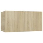 vidaXL Ensemble de meubles TV 8 Pièces Chêne sonoma Bois d'ingénierie