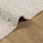 vidaXL Tapis shaggy PAMPLONA poils longs moderne crème 160x160 cm