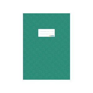 Protège-cahiers  format A4  en PP  couverture verte foncée HERMA