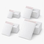 Lot 100 enveloppes bulles blanches – 4 tailles (4 × 25)