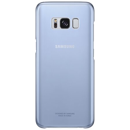 Coque rigide Samsung EF-QG955CL bleue transparente pour Samsung Galaxy S8 + G955
