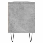 vidaXL Meuble TV gris béton 150x30x44 5 cm bois d'ingénierie