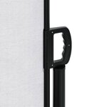 vidaXL Auvent latéral rétractable blanc 180x1200 cm