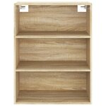 vidaXL Armoire murale suspendue Chêne sonoma 69 5x32 5x90 cm