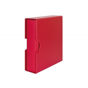 Reliure Publica M Color Lindner avec boitier de protection. Couleur - Rouge BERRY