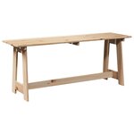 vidaXL Banc extérieur Marron 119 x 35 x 47 cm Bois de pin massif