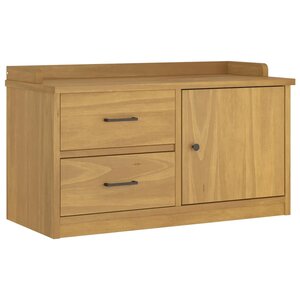 vidaXL Banc de couloir SANDNES 87x40x50 cm bois de pin massif