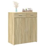 vidaXL Buffet chêne sonoma 80x42 5x93 cm bois d'ingénierie