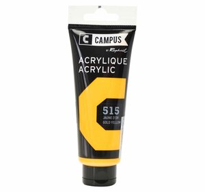 Peinture acrylique 100 ml - Jaune d'or n°515