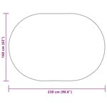 vidaXL Tapis Marron PP