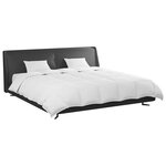 vidaXL Ensemble de Duvet avec oreiller 3 pc Blanc Plume de canard
