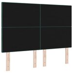 vidaXL Tête de lit LED avec des lumières à LED Vert 160 cm Polyester